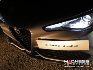 Alfa Romeo Giulia Front Spoiler - Carbon Fiber - Italia Style - Stile Italia - Sport/ Ti/ Veloce - V3